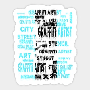 International Street Art Festival Splash Graffiti Sticker